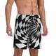 thumbnail image 2 of Fotbe 3D Vortex Illusion Pantalones Cortos de Pijama para Hombre, Ropa de Dormir, Pantalones de Pijama Cortos para Hombre-XX-Large, 2 of 6