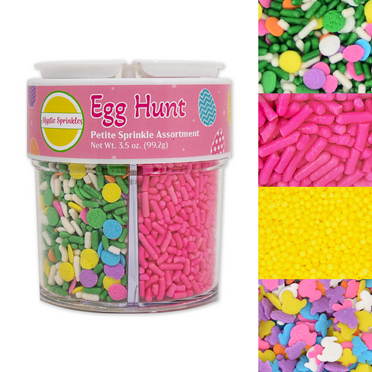 Mystic Sprinkles Egg Hunt Petite Sprinkle Assortment 3.5oz