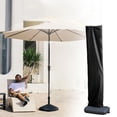 thumbnail image 2 of Partheme Heavy Duty Patio Umbrella Cover, 190D Oxford Cloth Waterproof UV Resistant, Drawstring Closure for Center Pole Cantilever Umbrella, Space Saving Storage Bag, D, 2 of 6