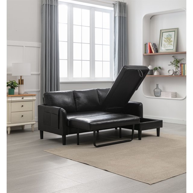 Pull Out Sleeper Sofa Couch,Convertible Sectional Sofa Sleeper with