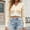 Yellow, variant on Xdegoge Cropped Cardigan for Women V Neck Button Down Plaid Knitwear Long Sleeve Y2K Preppy Knit Cute Fall Spring Fashion Tops