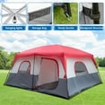 thumbnail image 2 of Ktaxon Camping Large Tent 14 Person Family Cabin Tents,2 Rooms,Straight Wall with Carry Bag, 2 of 7