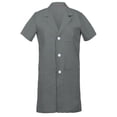 thumbnail image 1 of Men's Short Sleeves Lab Coat Laboratory Doctor Workwear, 1 of 3
