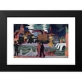 thumbnail image 2 of Ernst Ludwig Kirchner 14x10 Black Modern Framed Museum Art Print Titled - View of Basel and the Rhine (1927-28), 2 of 5