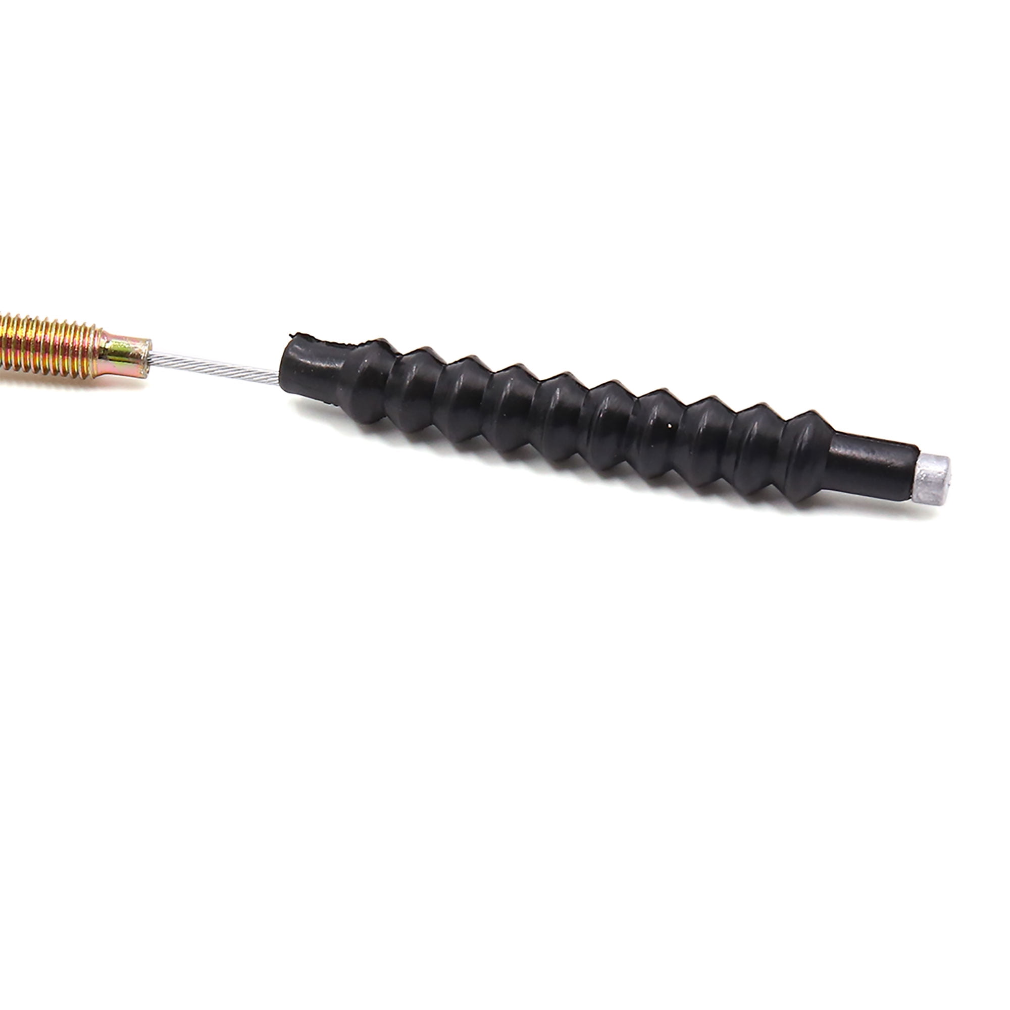 Unique Bargains 130cm Length Rubber Coated Motorcycle Motorbike Clutch Cable for CG200