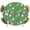Christmashme5319, variant on muroi Round Table Cover 45-54 Inch, Waterproof Reusable Table Cloth Round Fitted Vinyl Tablecloth with Elastic Edged for Parties Outdoors, Cute Christmas Gingerbread Man