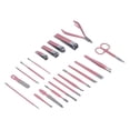 thumbnail image 4 of Juego de cortaúñas, 21 piezas de herramientas de manicura, kit de cuidado de uñas para hombres de alta calidad, kit de cuidado de uñas, diseño a prueba de futuro, 4 of 14