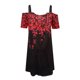 thumbnail image 5 of Mini Vestidos Fridja qw6748 Estampados Sin Tirantes Cuello V Mujer, 5 of 5