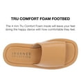 thumbnail image 6 of Journee Collection Womens Denrie Tru Comfort Foam Slide Flatform Sandals, 6 of 7