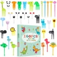 thumbnail image 1 of DOUDOULE 160 Piezas de Palillos de Comida para Niños con Caja de Almacenamiento Accesorios de Almuerzo para Niños para Caja Bento Animal Palillos de Comida para Niños para Niños Pickys Lindos Palillos, 1 of 5