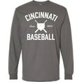thumbnail image 3 of Inktastic Cincinnati Baseball Long Sleeve T-Shirt, 3 of 5