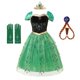 thumbnail image 1 of Vestido de princesa Anna y Elsa para niñas, disfraz de Frozen, Reina de la nieve, ropa de bebé, vestido de fiesta de Carnaval Fivean unisex, 1 of 2
