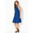 thumbnail image 3 of Catherines Women's Plus Size Fit & Flare Sleeveless Dress, 3 of 4