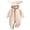 Beige, variant on Baby Bunny Ear Bodysuit Playsuits, Hooded Full-Zip Romper, Cozy Warm Snowsuit Outfit for & Toddlers