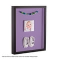 thumbnail image 2 of ArtToFrames 10x13 Inch Shadow Box Picture Frame, with a Satin Black Tall 1 Wide Shadowbox frame and Lavender Mist Mat Backing (4654), 2 of 7