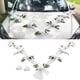 thumbnail image 4 of Decoración floral artificial para el frontal del coche nupcial, ideal para fiestas y servicios religiosos. Estilo F, 4 of 8