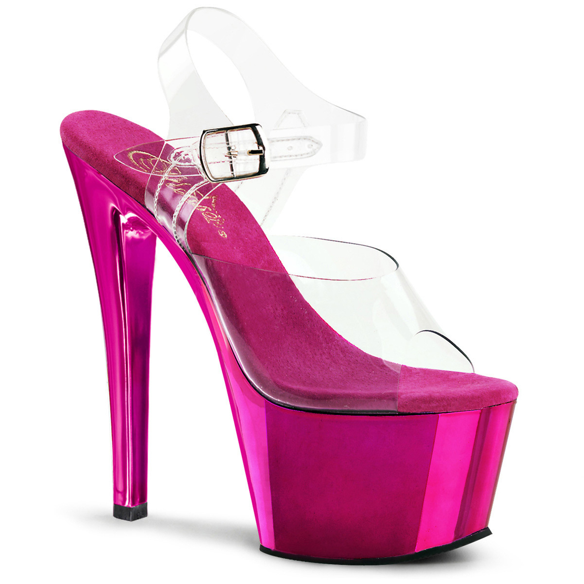hot pink platform sandals