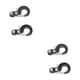 thumbnail image 2 of Vogacara 2 uds gancho de remolque instalación práctica 1/8 cabrestante RC suministros accesorios mejorados enganche de caída remolques grillete tirar Negro 2piezas Vogacara CBP355779, 2 of 6
