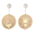 thumbnail image 1 of Christmas Ornaments 2pcs LED Light Hanging Lamp Room Decoration String Lights with Stickers, 1 of 12
