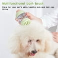 thumbnail image 6 of PENGXIANG Pet Multifunctional Bath Massage Brush Soft Silicone Dual Comb Head Can Store Bath Liquid For Dog and Cat Cleaning, 6 of 7