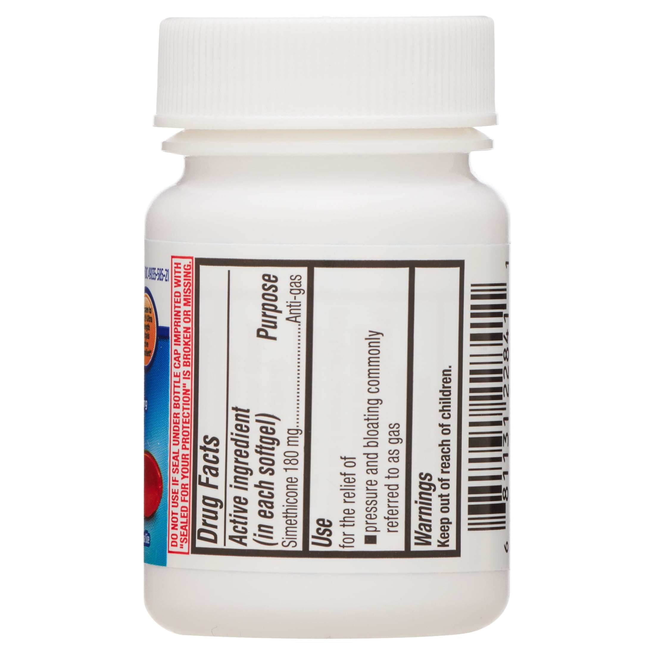 Equate Ultra Strength Gas Relief Softgels, 50 Count