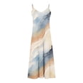 thumbnail image 4 of Erwazi Women's Summer Print Maxi Dresses Sleeveless Spaghetti Strap V Neck Casual Dress, 4 of 5