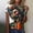 Multicolor, variant on Dolkfu Retro Vintage Tops for Women Trendy Pull-on Multicolor Short Sleeve Crew Neck T-Shirts Vacation-Inspired Graphic Prints Tops Multicolor,L