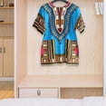 thumbnail image 2 of Camiseta Africana Dashiki Estilo Festival Estampado Floral Tribal Grande Talla única Zulema  Camisa Africana Dashiki, 2 of 8