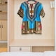 thumbnail image 2 of Camiseta africana dashiki para hombre y mujer, estilo tradicional colorido y clásico para festivales. Talla única, 2 of 8