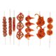 thumbnail image 2 of Cocina decorativa comida modelo de cuerda carne vegetal simulación enseñanza accesorios de fotografía Soledad Barbacoa artificial decorativa, 2 of 10