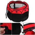 thumbnail image 4 of HURRISE Foldable Pet Tent Mesh Cage Portable Exercise & Play Tent Mesh Cover,Red, 4 of 7