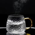 thumbnail image 6 of 14.8oz Frosted Glass Cup with Handle for Coffee,Hot Tea, Soup,Clear Drinking Mug, 6 of 6