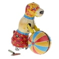 thumbnail image 2 of El Enrollador Para Perros Empuja forma forma Colección De Regalos De Juguetes De Hojalata Con Reloj Retro, 2 of 8
