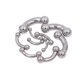 thumbnail image 5 of Pendientes de gran tamaño con varilla doblada de acero inoxidable, piercing para el cuerpo humano, anillo perforador con varilla doblada, anillo para el cuerpo, anillo de emulsión, 5 of 6