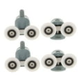 thumbnail image 5 of HOMEMAXS 4pcs Door Roller Four Bearing Trolley Assembly Window Door Roller Replacement, 5 of 7