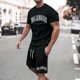 thumbnail image 4 of Playeras Hombre Cuello V Camiseta Deportiva De Manga Larga Para Hombre, Suave Y Cálida, Estilo Étnico Retro, Camiseta De Cuello Redondo, 4 of 4