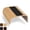 Wood Color, variant on Bamboo Sofa Armrest Tray Table, Non-Slip Foldable Couch Arm Tray, Flexible Sofa Arm Table for Laptop, Snacks & Drinks, Space Saving Couch Organizer, Fits Most Armrests (Brown / Natural Wood / Black)