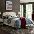 thumbnail image 6 of Modway Amelia King Upholstered Polyester Fabric Bed in Beige Finish, 6 of 6