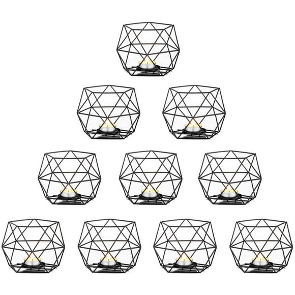 Metal Tea Light Candle Holder Centrepiece for Tealight and Pillar Candle, Perfect for Birthday Party Wedding Events Home Decoration