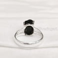thumbnail image 5 of Natural Black Tourmaline Ring, Rough Tourmaline Ring, October Birthstone, Boho Gypsy Ring, 925 Sterling Silver, Womens Ring, Christmas, Thanksgiving, Handmade, Statement Jewelry, Raw Gemstone Jewelry, 5 of 5