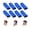 Blue, variant on 8 Pack CPAP Mask Strap Covers, Headgear Strap Cushions, Fits Most Full CPAP Headgear Strap to Reduce Red Marks