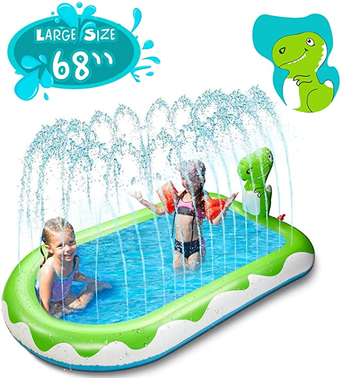 Sprinkler Dinosaur Kiddie Pool LinsCraft [Cute Dinosaur|Kiddie