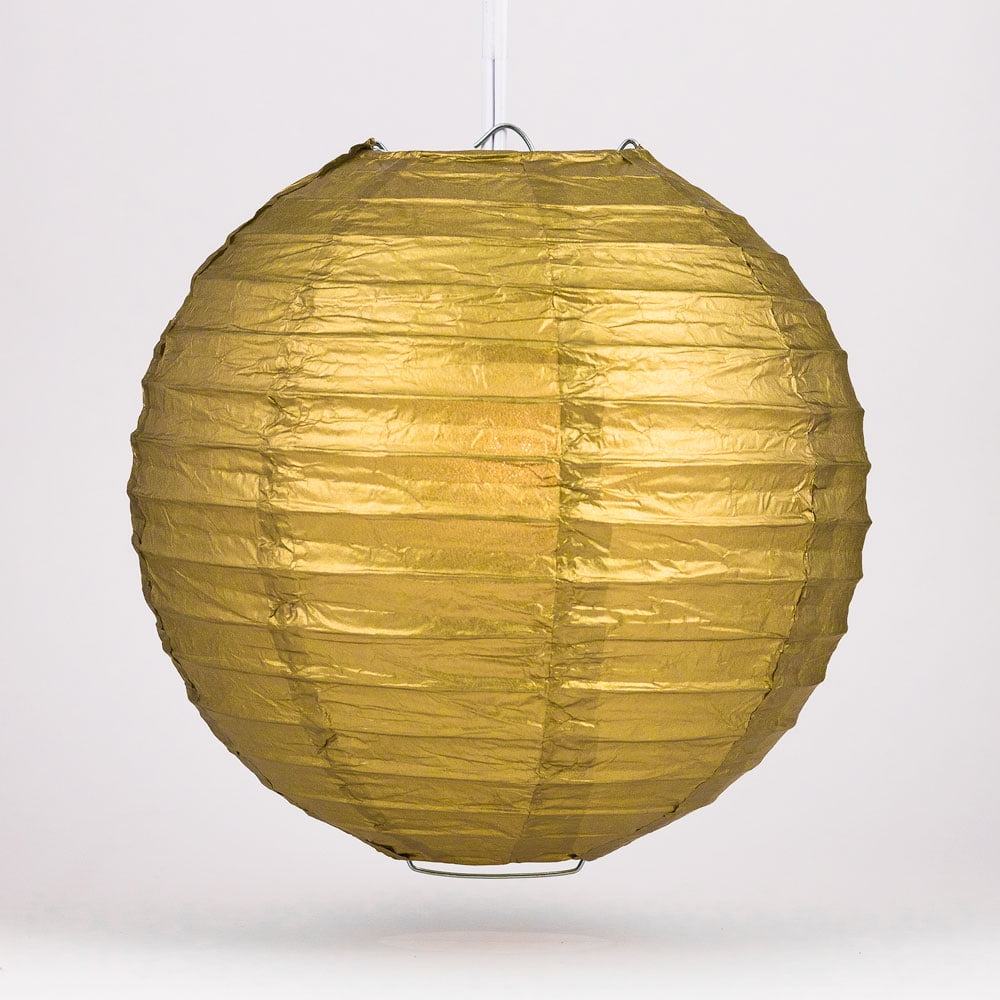 hanging round paper lanterns
