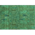 thumbnail image 1 of Ahgly Company Indoor Rectangle Abstract Turquoise Blue Modern Area Rugs, 2' x 3', 1 of 4