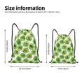 thumbnail image 2 of Gaeub Green Kiwi Drawstring Backpack Bag Sport Gym Sackpack Heavy Duty String Backpack for Men Women-Medium, 2 of 6