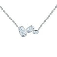 thumbnail image 4 of Lafonn Monte Carlo Sterling Silver Platinum Plated Simulated Diamond Necklace (2.91 CTTW), 4 of 5