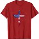 thumbnail image 5 of Haivin Women's Casual Short Sleeve Shirts Crew Neck Vintage Print Pullover Top Summer Fashion Outfits Clothes, 5 of 5