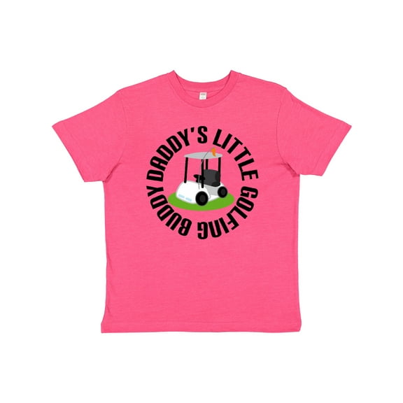 Inktastic Daddys Little Golfing Buddy Youth T-Shirt