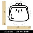thumbnail image 2 of Coin Purse Rubber Stamp for Scrapbooking Crafting Stamping - Mini 1/2 Inch, 2 of 7