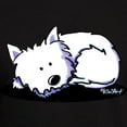 thumbnail image 3 of CafePress - Nap Time Westie Men's Fitted T Shirt (Dark) - Men's Fitted T-Shirt, 3 of 4
